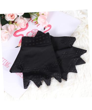 Mobestech 3 Pairs Magnetic Half Finger Work Gloves - Copper Anti-Gloves for Comfort & Protection | Ideal for Computer & Crafts - Buy Online on GoSupps.com