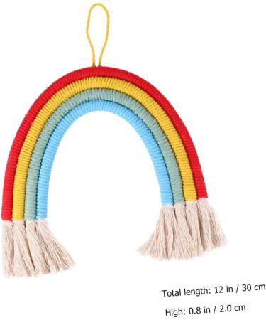 Zerodeko 1pc Kid Room Decor Home Decoration Wall Mounted Weaving Craft Pendant Wall-Mounted Cotton Rope - Buy Online on GoSupps.com