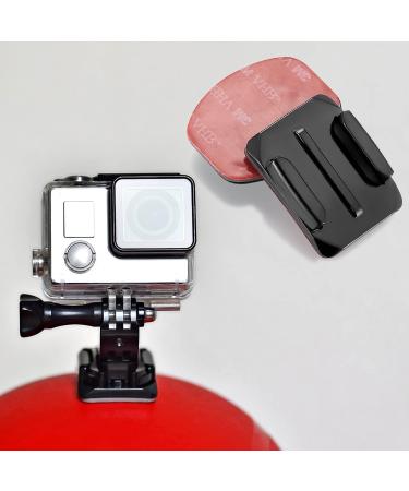 20 Sets GoPro Compatible Adhesive Pads & Brackets - Flat & Curved Mounts for Hero Session/4/3+/2 - Durable Helmet Accessories - Buy Online on GoSupps.com