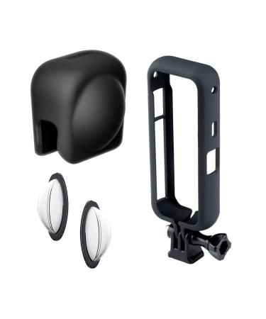 X3 Lens Protection Accessories Include Lens Cap,Lens Guards and Case Cage, for Insta360 X3 Camera Lens Protection Accessories Kit