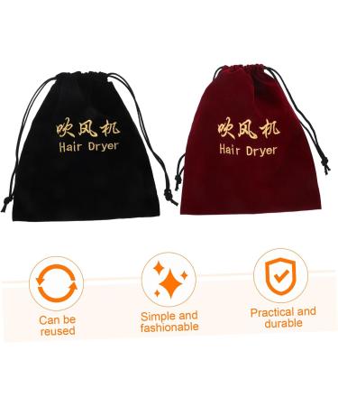 Happyyami 4 Pcs Hair Dryer Storage Bag Storage Supplies Travel Portable 26x23x0.5cmx3pcs Assorted Colorx3pcs - Buy Online on GoSupps.com