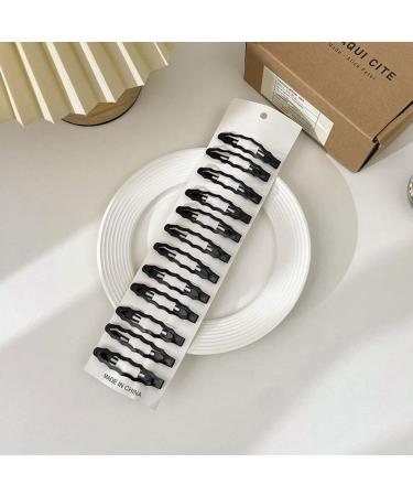10/12PCS Black Snap Hair Clips Barrettes for Women Simple Sweet Headdress D3I0 Waterdrop Kid Accessorie Barrette Clips Hair - Buy Online on GoSupps.com