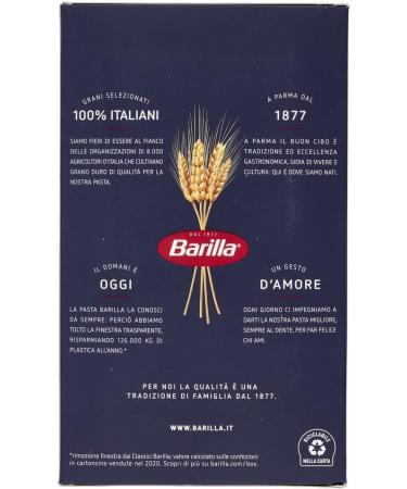  Italian Gourmet E.R. Pack of 20 Barilla Pennette Rigate pasta no. 72 100% Italian noodles 500g + Italian gourmet polpa 400g - Buy Online on GoSupps.com