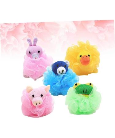 Buy Housoutil 12 Pcs Cartoon Bath Balls & Shower Puffs | Fun Bath Sponges for Kids & Toddlers - Soft Luffa Scrunchies for a Gentle Clean - Buy Online on GoSupps.com