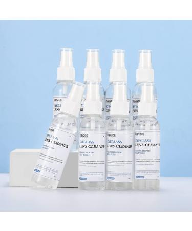 Eyeglasses Lens Cleaner Spray Kit-iGeyzoe Eye Glasses Cleaner Spray 16oz(2ozx8) Alcohol & Ammonia Free With 2PCS Eyeglass Clean Cloth Safe for All Lenses - Buy Online on GoSupps.com