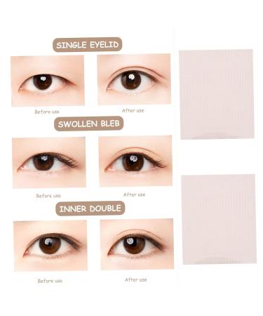 minkissy 8 Sheets Tape Eyelid Stickers Double Eyelid Sticker Pink Fiber Strip - Buy Online on GoSupps.com