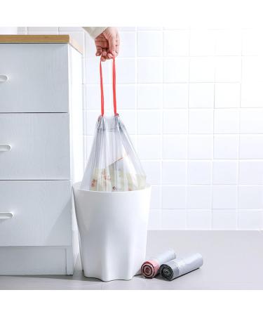 Disposable Kitchen Plastic Bag Drawstring Garbage Bag Household Thickened Hand Type Black Drawstring Steel Bag Blue color package 45cm*50cm 200/carton - Buy Online on GoSupps.com