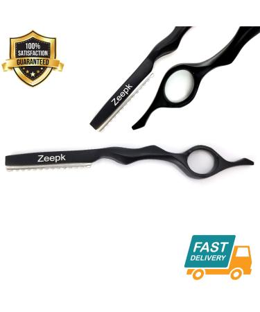 Hair Thinning Razor Hair Styling Razor Feather Styling Razor Thinner Razor Black Thinning Blade Feather Cutting Razor Hair Razor Stainless Steel SALON HAIRDRESSING RAZOR - HAIR CUT