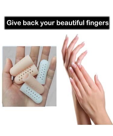 Neodtx Finger Protection Silicone - 12pcs Fingertip & Thumb Guards for Cracks Pain Arthritis Relief - Buy Online on GoSupps.com