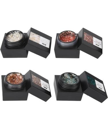 Sand Shell Gel Polish Safe UV Gel Polish 8 Colors Exquisite Shiny Glitter for Nail Salon - Buy Online on GoSupps.com