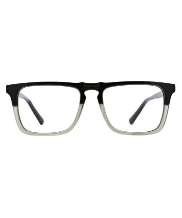 Peepers by PeeperSpecs mens Swagger Blue Light Blocking Reading Glasses Black/Smoke 55 mm US