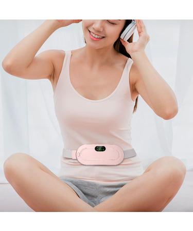 4 Gears Electric Waist Heating Belt - USB Hot Compress & Acupressure Massage | Wireless Heating Pillow for Women & Girls - Buy Online on GoSupps.com