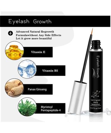  Surakey Surakey Natural Non-Irritating Eyelash Growth Serum 5ml Eyelash Eyebrow Serum Stimulating Longer Thicker Eyelashes and Brows - Buy Online on GoSupps.com