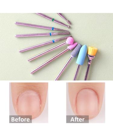 10 Piece Nail Drill Set Nail Cutter Bits for Electric Nail File Removing Gel Acrylic Cuticle Manicure Pedicure Home DIY Tool - Buy Online on GoSupps.com