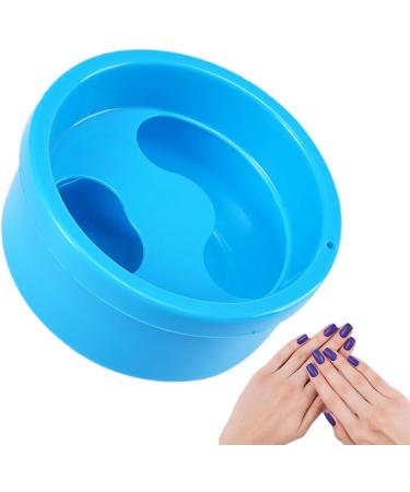 Wontool Manicure Soaking Bowl - Manicure Care Soak Bowl | Nail Soaking Container Manicure Hand Bowl Art Hand Wash Spa Tool Manicure Tool for Salon Home Blue - Buy Online on GoSupps.com