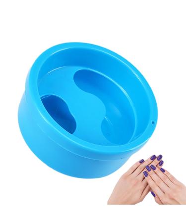 Uozonit Manicure Bowl | Manicure Care Soak Bowl Nail Soaking Container Manicure Hand Bowl Art Hand Wash Spa Tool Manicure Tool for Salon Home Blue