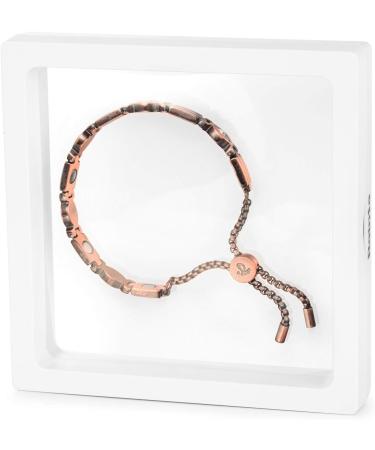 RainSo Women's Strong Magnetic Copper Bracelet with Sparkling Crystals - International Shipping Available - Buy Online on GoSupps.com