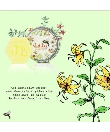 Just Bee Organic Beeswax Lotion Bar (Patchouli Geranium) - 100% Natural & Hand Gathered - Buy Online on GoSupps.com