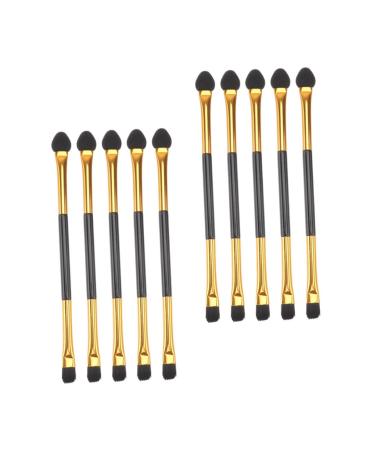 BELLIFFY 20pcs Double Ended Eyeshadow Brush Beauty Supply Eyeshadow Applicator Professional Makeup Brush Eye Shadow Brush Practical Makeup Brush Eye Makeup Accessory Dual Sided Eyeshadow