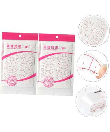 Healeved 40 Sheets Eyelash Positioning Paper Eye Tips Sticker Eyelashes Positioning Pad Eyelash Mapping Stickers Grafted Eyelashes Sticker Eye Positioning Tips Pad Patch Woman - Buy Online on GoSupps.com