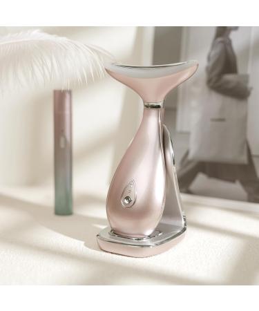Lily Neck Face Massager - 3-in-1 Skin Rejuvenation Tool for Lifting Toning & Tightening - At-Home Facial Spa in Rose Gold - Buy Online on GoSupps.com