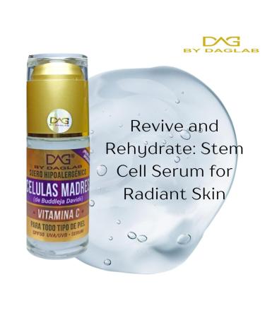 Buy Hypoallergenic Stem Cell Serum with Vitamin C & SPF 50 - UVA/UVB Protection for All Skin Types | International Shipping Available - Buy Online on GoSupps.com