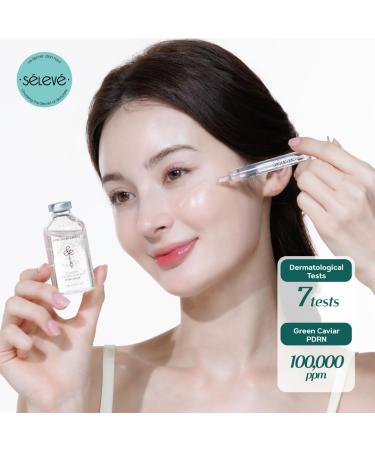SELEVE Glow Caviar Hydration & Radiance Duo Green Caviar Ampoule + Glow Cream with Liposomal PDRN Niacinamide & Ferulic Acid For Sensitive & Dry Skin Korean Skincare Set - Buy Online on GoSupps.com
