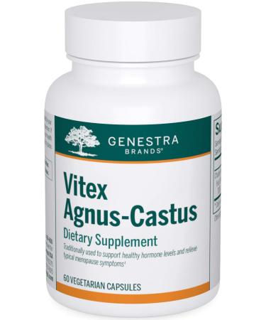 Genestra Brands Vitex Agnus-Castus | Herbal Supplement Helps Relieve Common Minor Premenstrual Symptoms | 60 Capsules