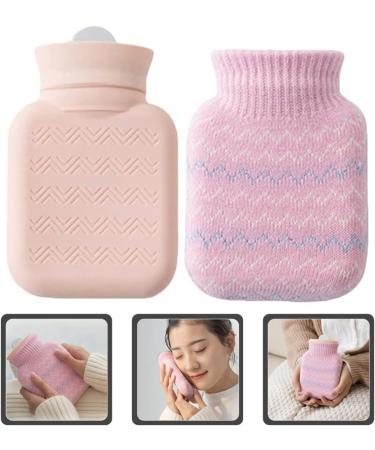 Buy Handwarmer Heat Pack Set - Thermal Bottle & Mini Heating Pillow | Explosion-Protected Silicone Heat Packs for Kids - Pink - Buy Online on GoSupps.com