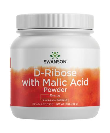 Swanson D-Ribose with Malic Acid Complex Powder 12 Ounce (340 g) Pwdr