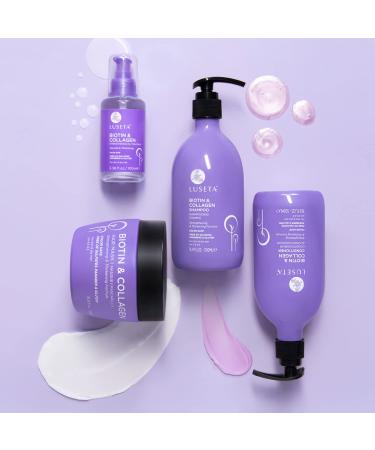 Luseta Biotin & Collagen Hair Growth Conditioner 16.9oz - Repair & Thicken Dry Hair - Sulfate & Paraben Free - Infused with Argan Oil - Buy Online on GoSupps.com