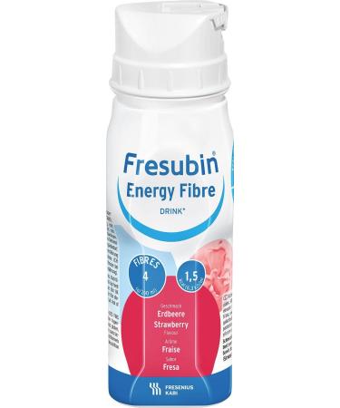 Fresubin Energy Fibre Drink Strawberry 200ml - Pack of 24 | Nutritional Drinking Food for International Shipping - Buy Online on GoSupps.com