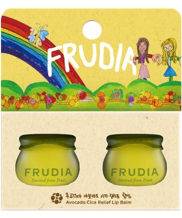  FRUDIA FRUDIA Avocado Cica Relief Lip Balm Duo: Repairing lip balm with avocado and cica intense hydration and relief from dry lips - Buy Online on GoSupps.com