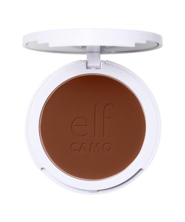 e.l.f. Camo Powder Foundation Lightweight Primer-Infused Buildable & Long-Lasting Medium-to-Full Coverage Foundation Rich 610 N Rich 610 N 8 g (Pack of 1)