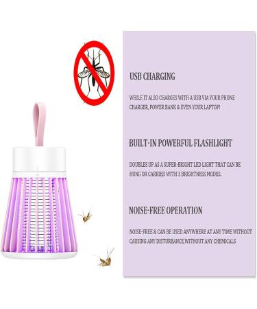 Mozz Guard Mosquito Zapper Portable 3 in 1 Cordless Mosquito Lamp with Screen Display USB Charing Great for Outdoor and Indoor (C) - Buy Online on GoSupps.com