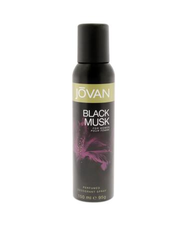 Jovan Deodorant Spray for Women Black Musk 5 Ounce Black Musk 5 Ounce