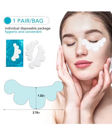 Lunamoon Eye Pads for Eyelash Extensions 50 Couples of Flower Blue Eye Patches for Lifting & Coloring Ultimate Eyelash Pads - Buy Online on GoSupps.com