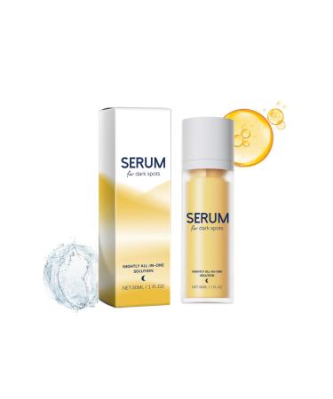 Chfukew Night Care Remedy Skin Cream for Dark Spots Treats Dark Spots Discoloration Brightening Facial Essence Brightens and Firms Skin (1PCS)