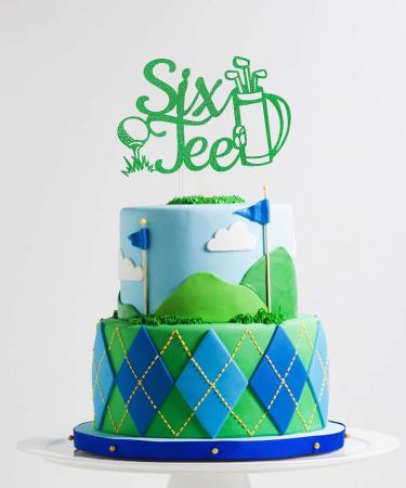 Sixtee Birthday Cake Topper Golf 60th Birthday Decoration Funny Golf Theme 60 Sixty Sign Golf Theme 60th Birthday Favor for Golfer Fans 60 Sixtee - Buy Online on GoSupps.com
