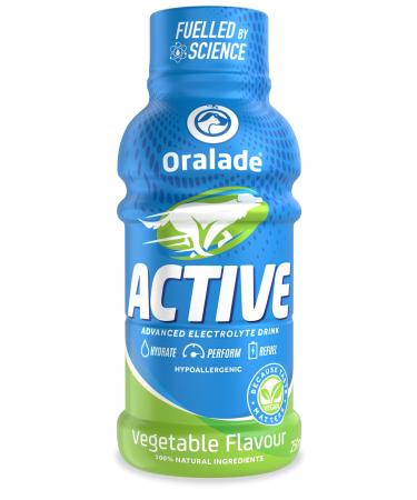 Oralade - Active for Pets 100% Vegetable Flavour - Advanced Electrolyte Drink - Glycine and L-carnitine for Muscle Strength and Recovery - Quick Absorbing Isotonic Formula - 250ml