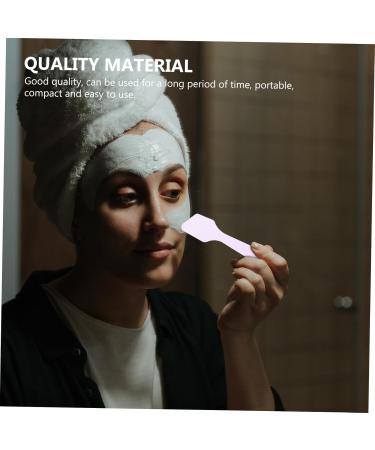 FOMIYES 100pcs DIY Face Cream Scoop & Mask Brush - Purple Plastic Mini Spoon for Skincare & Makeup - Buy Online on GoSupps.com