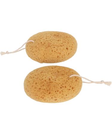 2-Piece Peeling Shower Sponge Set | Gentle Exfoliation for Soft Smooth Skin | Ideal for Sensitive Skin - Buy Online on GoSupps.com