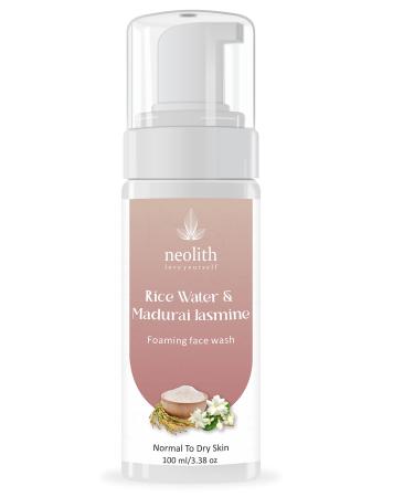 Neolith Rice Water And Madurai Jasmine Foaming Face Wash Contains The Goodness Of Ricewater That Helps Gently Wash Away