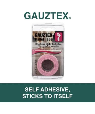 Guard-Tex White Ballet Tape - Flexible Sweatproof Toe Wrap for Blister Protection - Self Adhesive Bandage Roll for Dance & Sports - 1 Roll x 7 yds - Buy Online on GoSupps.com