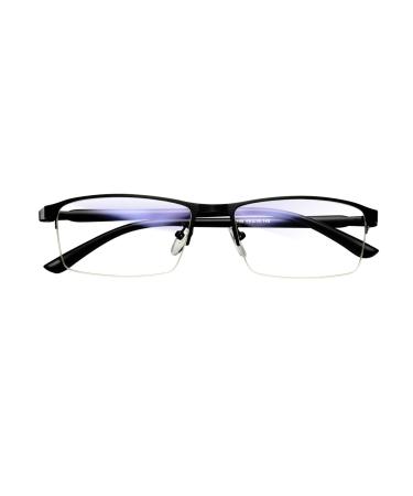 Blue-Light-Glasses-Woman-Men-Computer-Gaming for Blue Light Blocking Glasses Anti Eye Strain Clearer Lens Better Sleep (STAMEN) Black