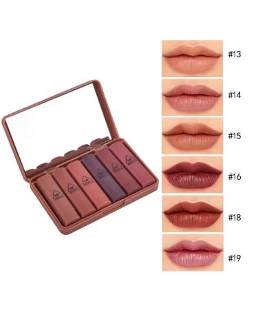 Buy Gazechimp Set of 6 Mini Matte Lipsticks - Vibrant Colors for All Occasions | International Shipping Available - Buy Online on GoSupps.com