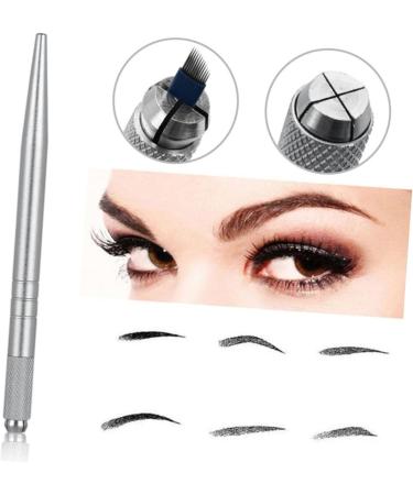 Beavorty 3 pcs Pointed Thin Manual Slender Pen Silver Embroidery Single-end Eyebrow Multifunction - Buy Online on GoSupps.com