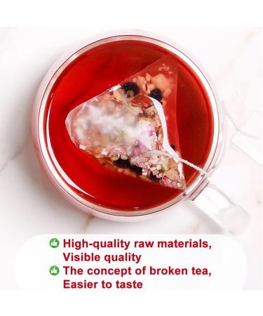 100% Pure Natural Herbal Tea Mulberry Rose Prickly Pear Tea Bag 250g/8.81oz (10g*25bags) Papaye Goji noir citron lys d caf in sans additifs sans OGM - Buy Online on GoSupps.com