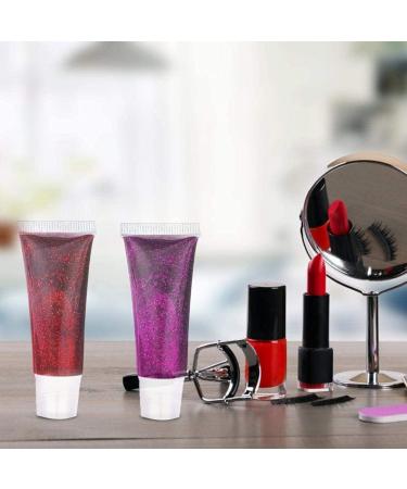 RuanHongYi Lip Gloss Tubes Empty Tubes Lip Gloss Balm Container Lipgloss Squeeze Tubes with syringe and funnels for DIY Lipstick - Buy Online on GoSupps.com