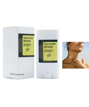 Sunscreen Stick For Spf50+ Face, Moisturizing Sunscreen Stick, Snail Sunscreen Stick, Refreshing Sunscreen Stick Protection, 15g (1PCS)